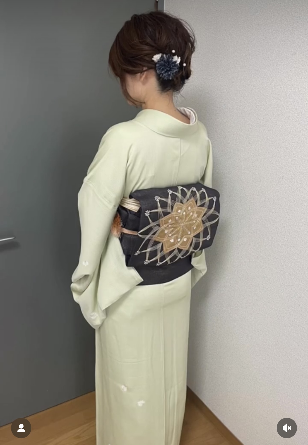 訪問着の着付け事例