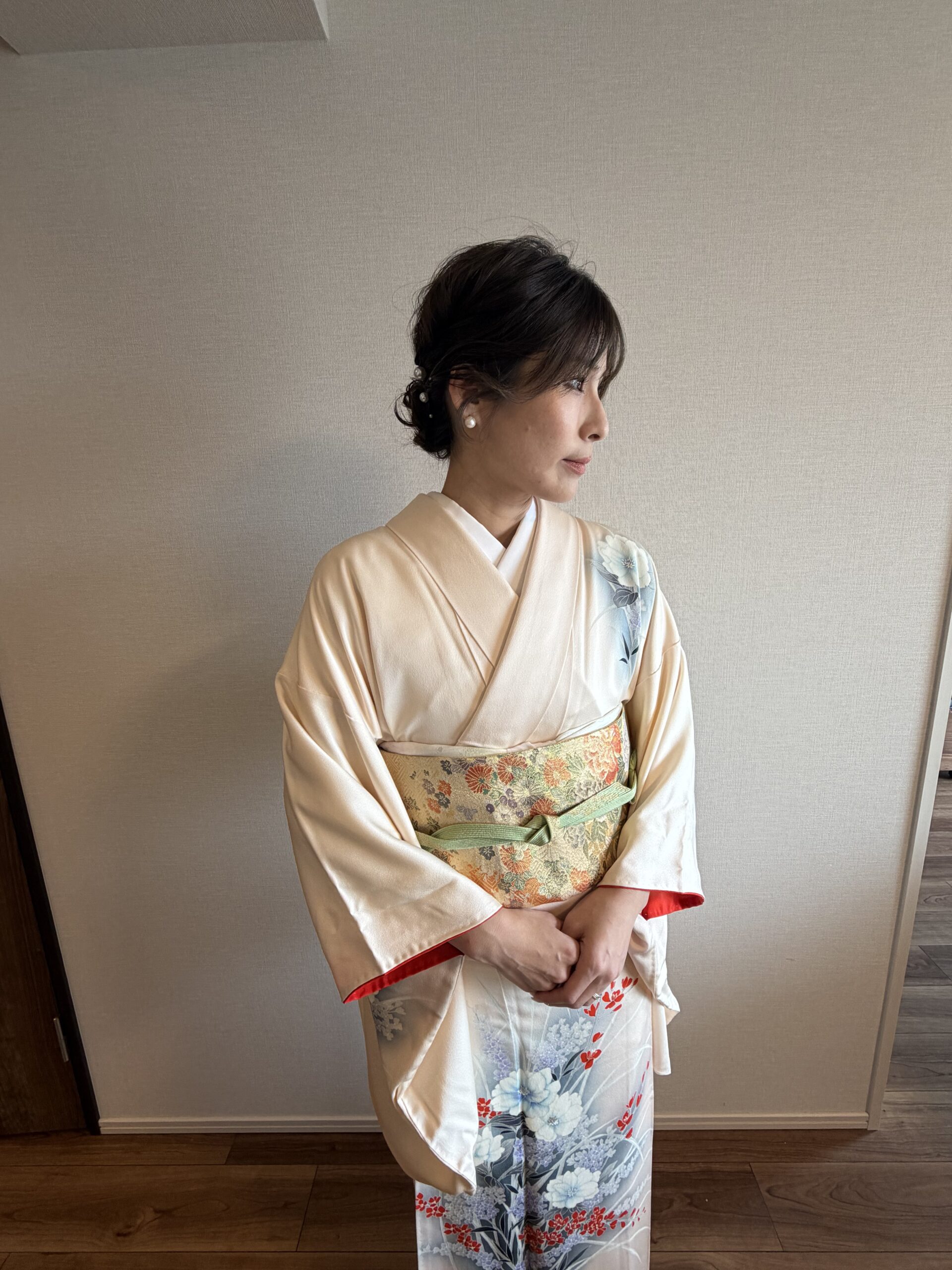 訪問着の着付け事例