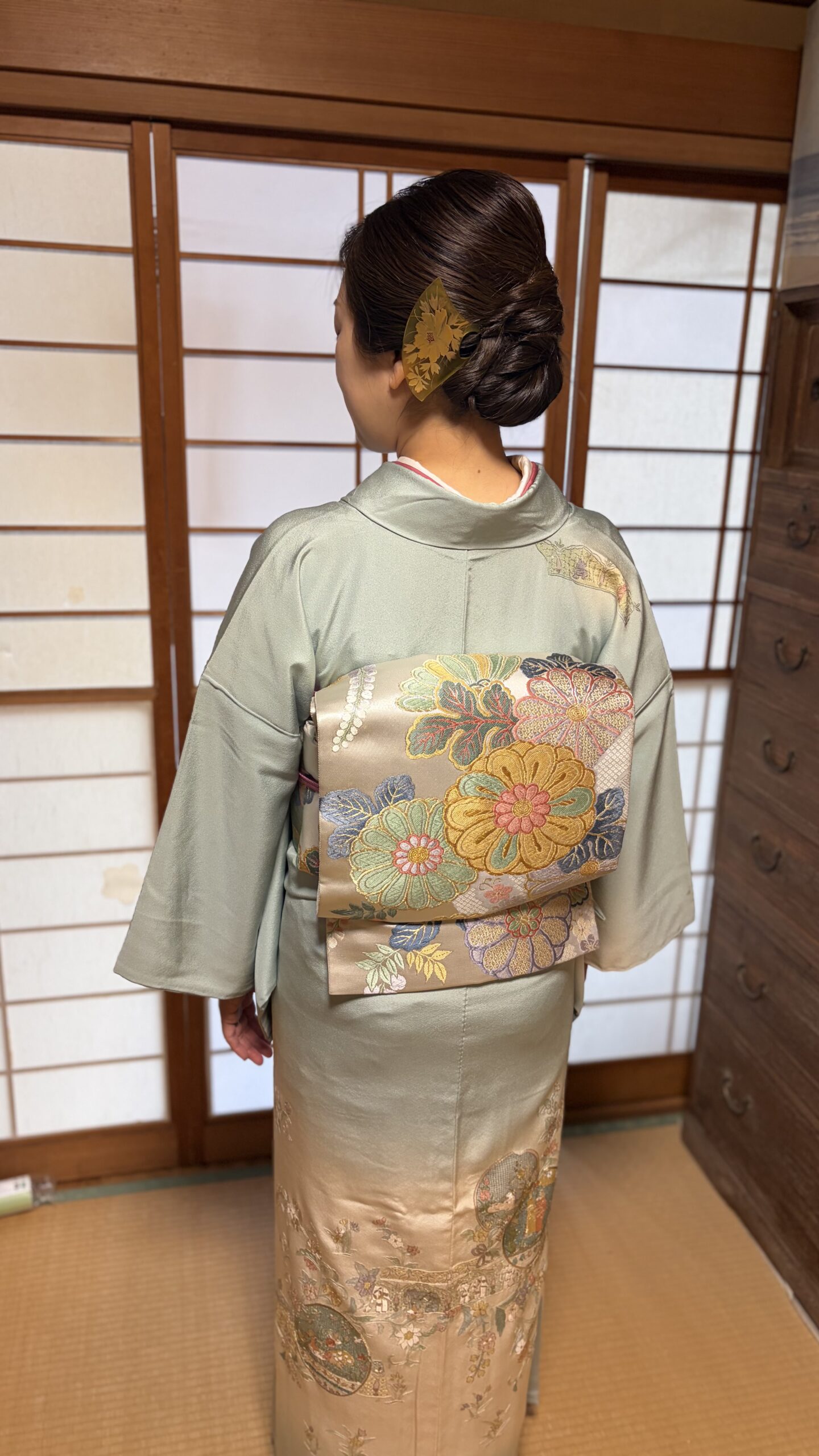 訪問着の着付け事例