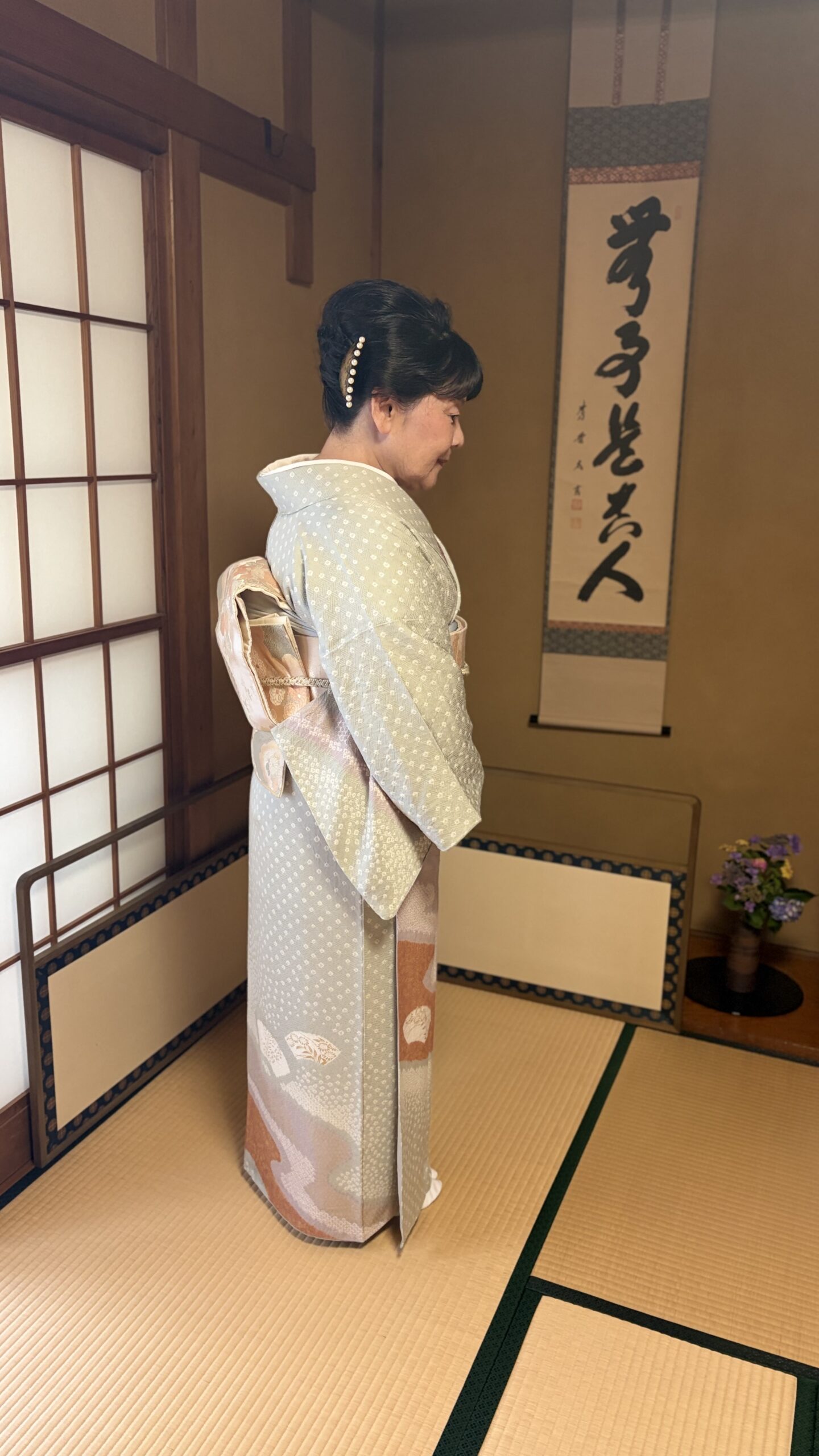 訪問着の着付け事例