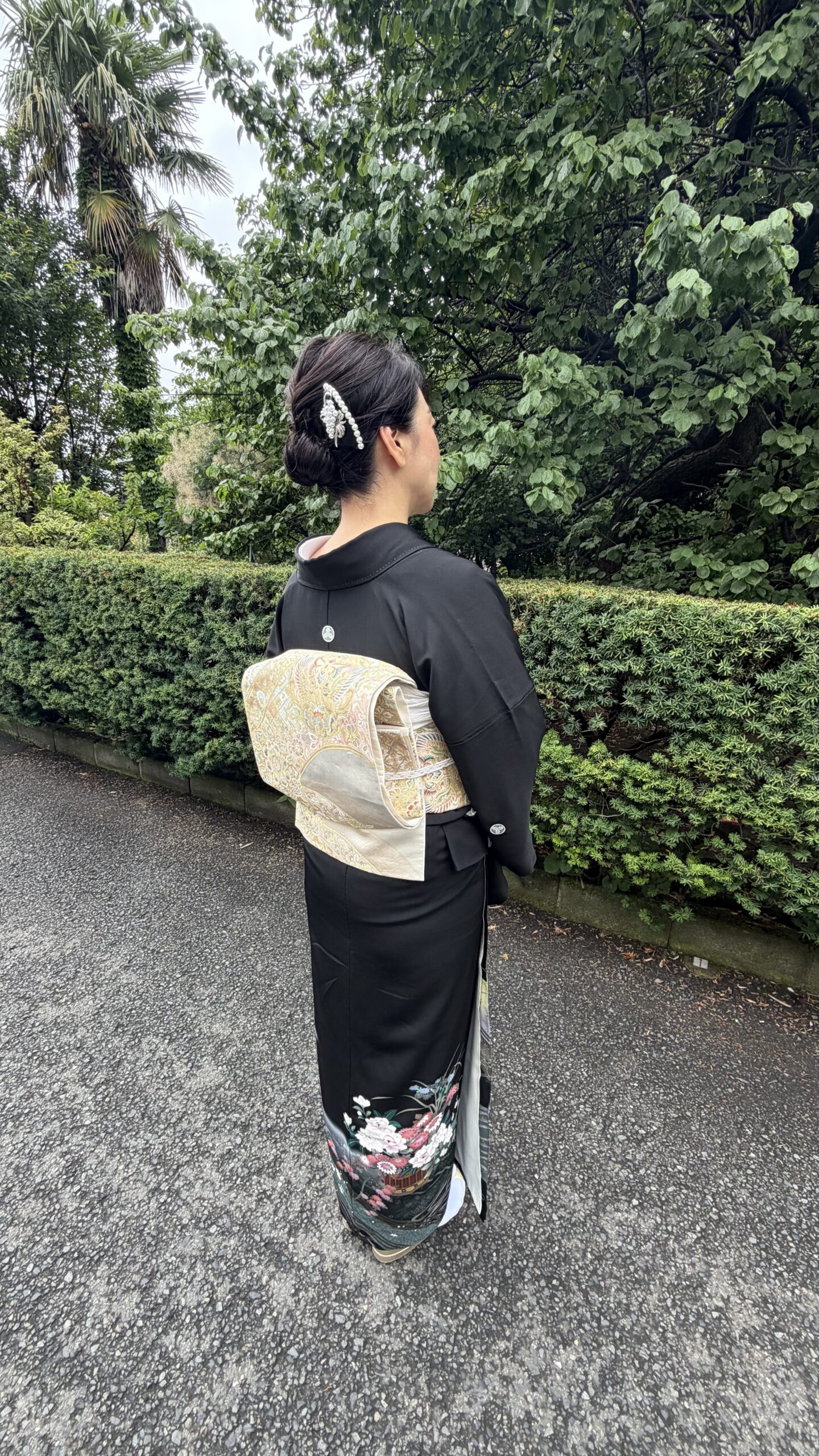 留袖の着付け事例